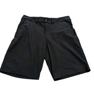 Lululemon Men's Shorts Athletic Navy Blue Size 36 Flat Front